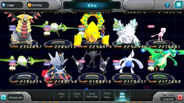 MÃ : #TTS5768 - S1178 - V14 - 17K KC - PALKIA CỘNG HƯỞNG HOOH DYNAMAX WB BC VUA KHIÊN NHIỀU PET HT