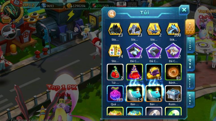 MÃ : #TTS5773 - S1382 - V12 - 786 SÁCH - PALKIA CỘNG HƯỞNG FULL SS WHITE DYNAMAX HOOH BC BLACK BC UNVOA NHIỀU PET BC