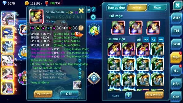 MÃ : #TTS5777 - S1718 - V12 - TOP23 - PALKIA CỘNG HƯỞNG FULL SS KYOGRE BC RẮN BĂNG BC UNVOA CẶP LATI BÁ CHỦ
