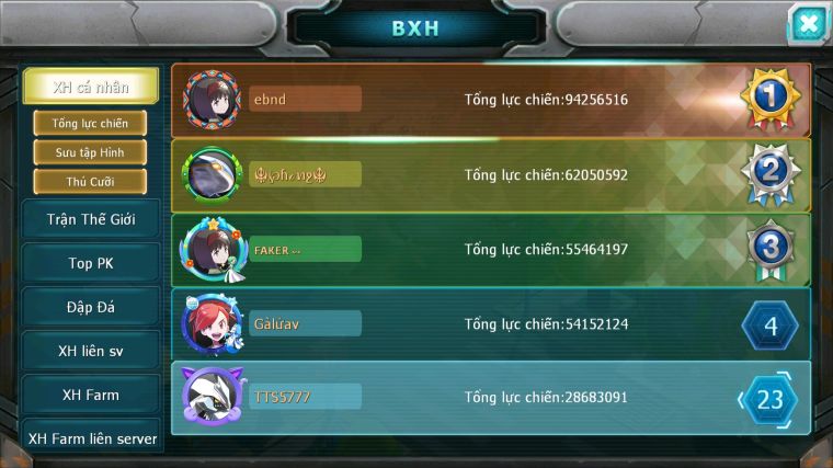 MÃ : #TTS5777 - S1718 - V12 - TOP23 - PALKIA CỘNG HƯỞNG FULL SS KYOGRE BC RẮN BĂNG BC UNVOA CẶP LATI BÁ CHỦ
