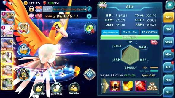 MÃ : #TTS5782 - S1324 - TOP19 - V14 - HOOH CỘNG HƯỞNG DYANAXM YVETAL CỘNG HƯỞNG DIANCIE CỘNG HƯỞNG DYNAMAX 3 TEAM CỰC NGON