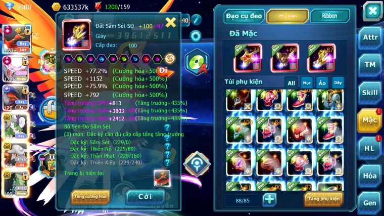 MÃ : #TTS5782 - S1324 - TOP19 - V14 - HOOH CỘNG HƯỞNG DYANAXM YVETAL CỘNG HƯỞNG DIANCIE CỘNG HƯỞNG DYNAMAX 3 TEAM CỰC NGON