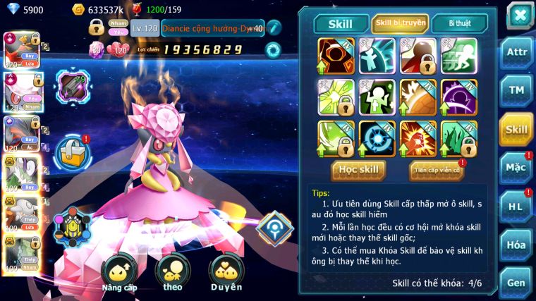 MÃ : #TTS5782 - S1324 - TOP19 - V14 - HOOH CỘNG HƯỞNG DYANAXM YVETAL CỘNG HƯỞNG DIANCIE CỘNG HƯỞNG DYNAMAX 3 TEAM CỰC NGON