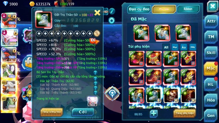 MÃ : #TTS5782 - S1324 - TOP19 - V14 - HOOH CỘNG HƯỞNG DYANAXM YVETAL CỘNG HƯỞNG DIANCIE CỘNG HƯỞNG DYNAMAX 3 TEAM CỰC NGON