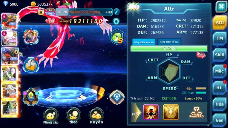 MÃ : #TTS5782 - S1324 - TOP19 - V14 - HOOH CỘNG HƯỞNG DYANAXM YVETAL CỘNG HƯỞNG DIANCIE CỘNG HƯỞNG DYNAMAX 3 TEAM CỰC NGON