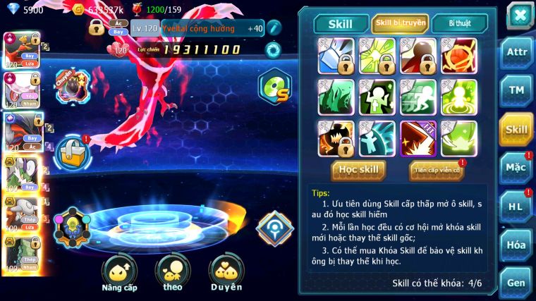 MÃ : #TTS5782 - S1324 - TOP19 - V14 - HOOH CỘNG HƯỞNG DYANAXM YVETAL CỘNG HƯỞNG DIANCIE CỘNG HƯỞNG DYNAMAX 3 TEAM CỰC NGON