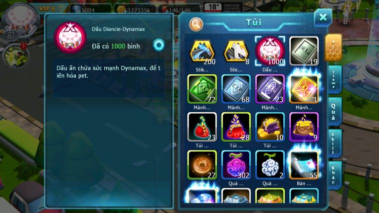 MÃ : #TTS5789 - S1827 - TOP12 - V8 - DIANCIE BC TAPU FINI BC XERM BC ĐUA TOP MAX NGON