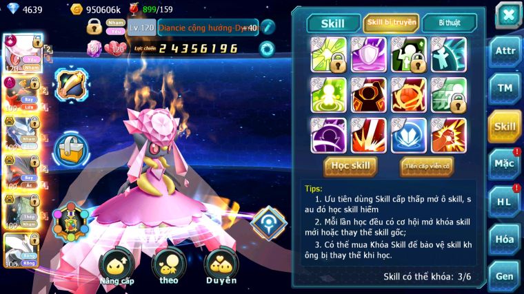 MÃ : #TTS5788 - S1296 - V12 - TOP33 - DIANCIE CỘNG HƯỞNG DYNAMAX HOOH DYNAMXA RẮN BĂNG BC YVETAL BC SAKATAKA BC UNVOA NHIỀU PET HT