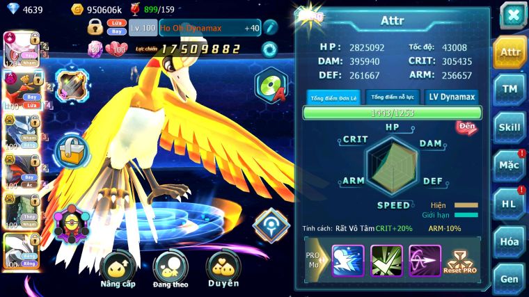 MÃ : #TTS5788 - S1296 - V12 - TOP33 - DIANCIE CỘNG HƯỞNG DYNAMAX HOOH DYNAMXA RẮN BĂNG BC YVETAL BC SAKATAKA BC UNVOA NHIỀU PET HT