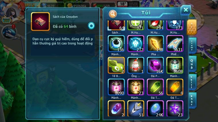 MÃ : #TTS5788 - S1296 - V12 - TOP33 - DIANCIE CỘNG HƯỞNG DYNAMAX HOOH DYNAMXA RẮN BĂNG BC YVETAL BC SAKATAKA BC UNVOA NHIỀU PET HT