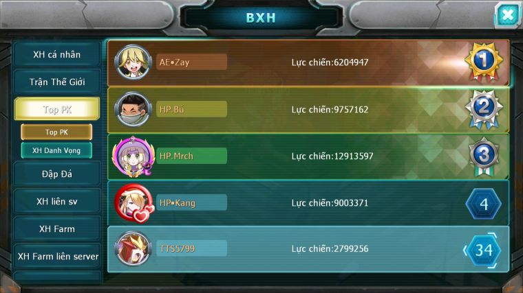 MÃ : #TTS5799 - S1847 - TOP 34 - V5 - UNVOA CELEBI RAIKOU VICTINI ĐUA TOP NGON