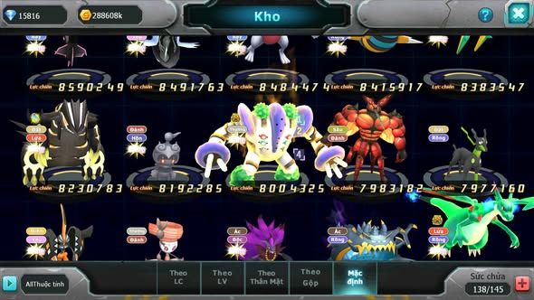 MÃ : #TTS5794 - S66 - TOP11 - V6 - 15K KC - DIANCIE CỘNG HƯỞNG DYNAMAX HOOH DYNAMAX WHITE DYNAMAX YVETAL BC NHIỀU PET BC NGON