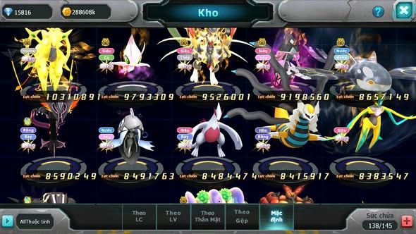 MÃ : #TTS5794 - S66 - TOP11 - V6 - 15K KC - DIANCIE CỘNG HƯỞNG DYNAMAX HOOH DYNAMAX WHITE DYNAMAX YVETAL BC NHIỀU PET BC NGON