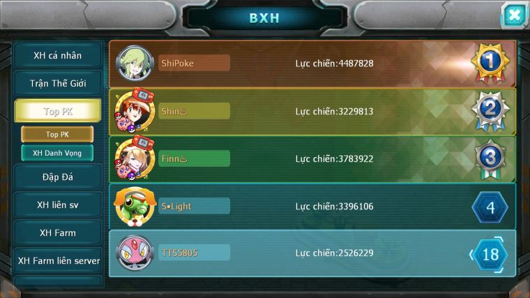 MÃ : #TTS5805 - S1868 - TOP18 - 550 SÁCH - V7 - ZEVIL MES RAIKOU LUGIA AMDLO ĐUA TOP NGON