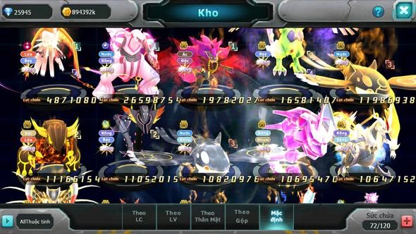 MÃ : #TTS5802 - S703 - TOP4 - V11 - HOOH CỘNG HƯỞNG DYNAMAX PALKIA CỘNG HƯỞNG BTAA NHIỀU PET HT BUILD NGON