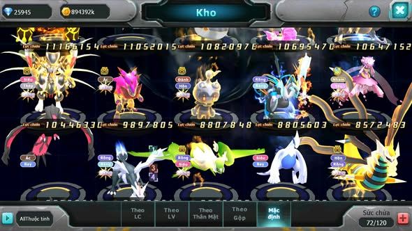 MÃ : #TTS5802 - S703 - TOP4 - V11 - HOOH CỘNG HƯỞNG DYNAMAX PALKIA CỘNG HƯỞNG BTAA NHIỀU PET HT BUILD NGON