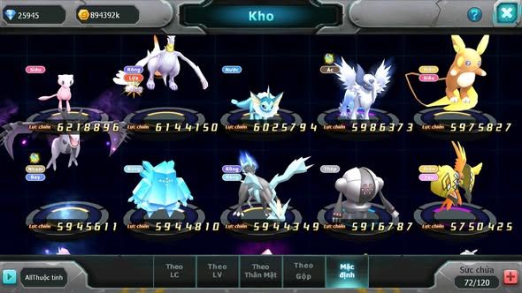 MÃ : #TTS5802 - S703 - TOP4 - V11 - HOOH CỘNG HƯỞNG DYNAMAX PALKIA CỘNG HƯỞNG BTAA NHIỀU PET HT BUILD NGON