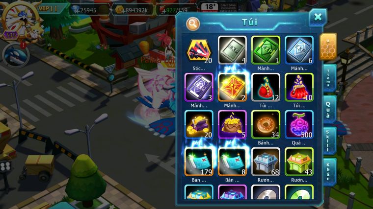MÃ : #TTS5802 - S703 - TOP4 - V11 - HOOH CỘNG HƯỞNG DYNAMAX PALKIA CỘNG HƯỞNG BTAA NHIỀU PET HT BUILD NGON