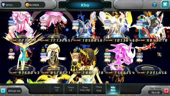 MÃ : #TTS5820 - S1122 - TOP 39 - VIP0  NGUYÊN ZIN 47K KC PALKIA  -DIANCIE CỘNG HƯỞNG UNVOA WB BC NHIỀU PET BC NGON