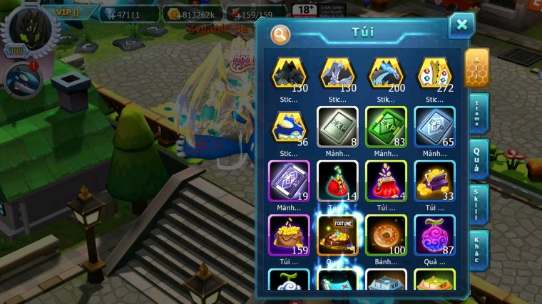 MÃ : #TTS5820 - S1122 - TOP 39 - VIP0  NGUYÊN ZIN 47K KC PALKIA  -DIANCIE CỘNG HƯỞNG UNVOA WB BC NHIỀU PET BC NGON