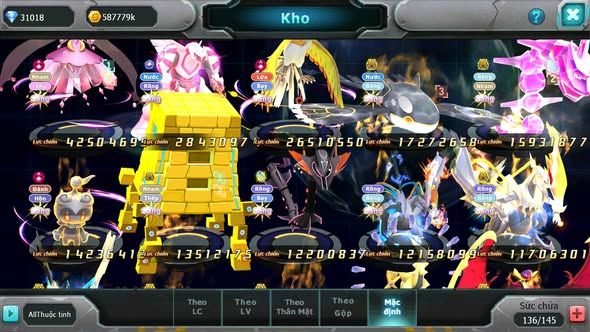 MÃ : #TTS5819 - S739 - TOP 10 ALL - V14 - 31K KC - DIANCIE CỘNG HƯỞNG DYANAMX PALKIA CỘNG HƯỞNG HOOH DYNAAMX NHIỀU PET BÁ CHỦ