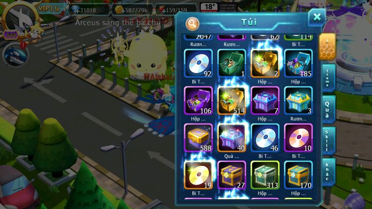 MÃ : #TTS5819 - S739 - TOP 10 ALL - V14 - 31K KC - DIANCIE CỘNG HƯỞNG DYANAMX PALKIA CỘNG HƯỞNG HOOH DYNAAMX NHIỀU PET BÁ CHỦ