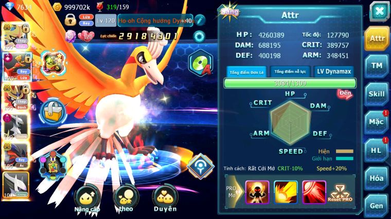 MÃ : #TTS5828 - S1537 - TOP 11 V15 CẶP KIẾM KHIÊN BÁ CHỦ HOOH CỘNG HƯỞNG DYNAMAX YVETAL BC DRAK HOOH BÁ CHỦ NHIỀU PET HT