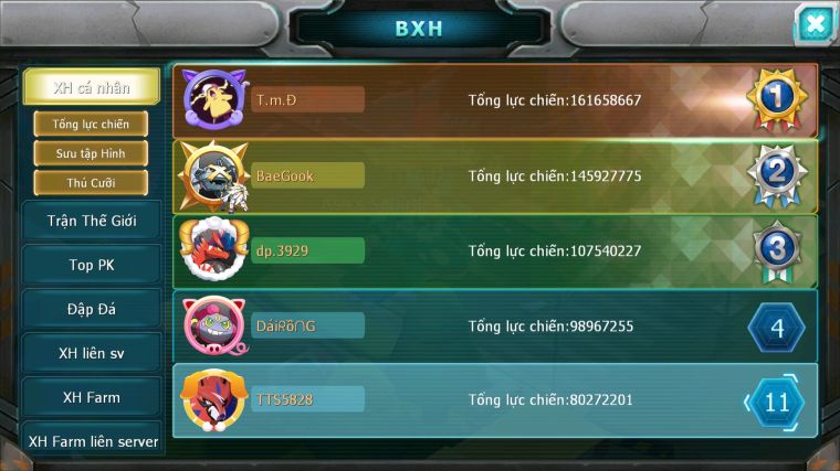 MÃ : #TTS5828 - S1537 - TOP 11 V15 CẶP KIẾM KHIÊN BÁ CHỦ HOOH CỘNG HƯỞNG DYNAMAX YVETAL BC DRAK HOOH BÁ CHỦ NHIỀU PET HT