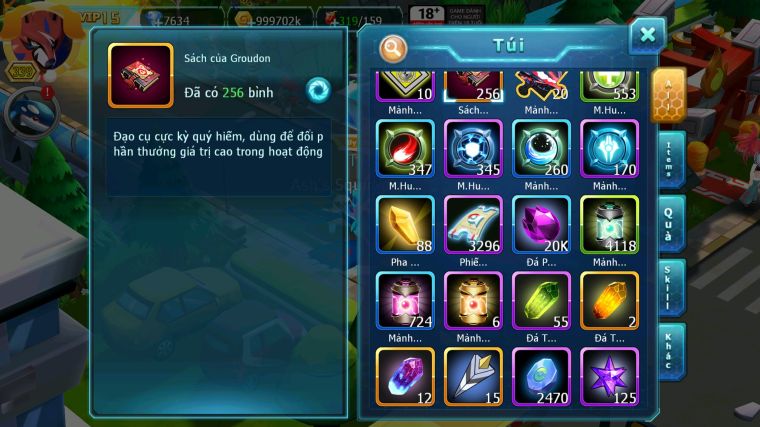 MÃ : #TTS5828 - S1537 - TOP 11 V15 CẶP KIẾM KHIÊN BÁ CHỦ HOOH CỘNG HƯỞNG DYNAMAX YVETAL BC DRAK HOOH BÁ CHỦ NHIỀU PET HT