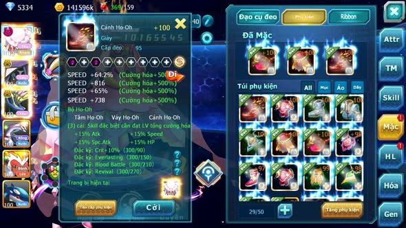 MÃ : #TTS5833 - S1705 - V9 - DIANCIE DYNAMAX TAPU FINI BC XERM BC PALKIA NHIỀU PET HT