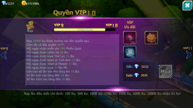 MÃ : #TTS5833 - S1705 - V9 - DIANCIE DYNAMAX TAPU FINI BC XERM BC PALKIA NHIỀU PET HT