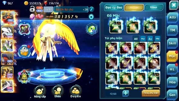 MÃ : #TTS5840 - S1746 - V9 - HOOH BÁ CHỦ UNVOA THẦN GIÓ YVETAL CẶP LATI BC LUGIA NHIỀU PET HT