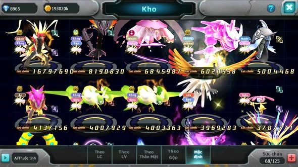 MÃ : #TTS5852 - S1607 - TOP 33 - V14 KORAIDON BÁ CHỦ RAY DIANCIE BC CẶP LATI BC NHIỀU PET HT