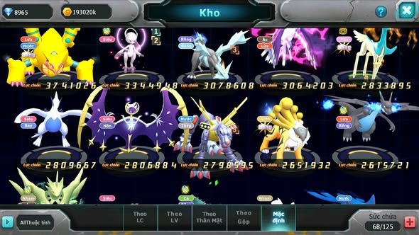 MÃ : #TTS5852 - S1607 - TOP 33 - V14 KORAIDON BÁ CHỦ RAY DIANCIE BC CẶP LATI BC NHIỀU PET HT
