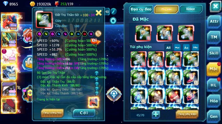 MÃ : #TTS5852 - S1607 - TOP 33 - V14 KORAIDON BÁ CHỦ RAY DIANCIE BC CẶP LATI BC NHIỀU PET HT