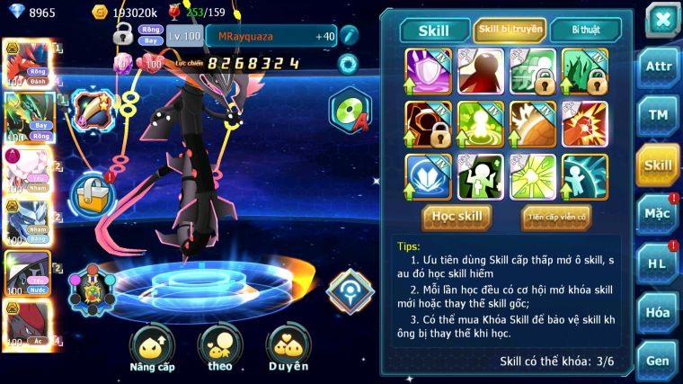 MÃ : #TTS5852 - S1607 - TOP 33 - V14 KORAIDON BÁ CHỦ RAY DIANCIE BC CẶP LATI BC NHIỀU PET HT