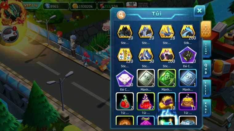 MÃ : #TTS5852 - S1607 - TOP 33 - V14 KORAIDON BÁ CHỦ RAY DIANCIE BC CẶP LATI BC NHIỀU PET HT