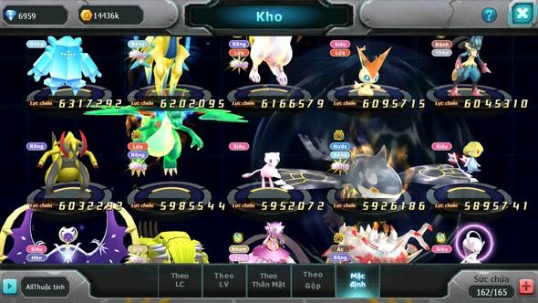 MÃ : #TTS5860 - S616 -TOP 10 - PALKIA CỘNG HƯỞNG HOOH CỘNG HƯỞNG DYNAMAX WHITE DYNAMAX BLACK BC TAPU BULU BC NHIỀU PET HT