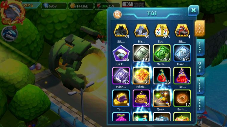 MÃ : #TTS5860 - S616 -TOP 10 - PALKIA CỘNG HƯỞNG HOOH CỘNG HƯỞNG DYNAMAX WHITE DYNAMAX BLACK BC TAPU BULU BC NHIỀU PET HT
