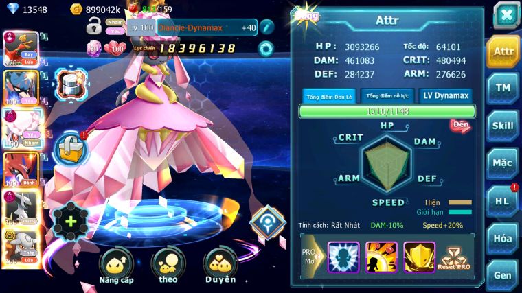 MÃ : #TTS5858 - S968 - TOP 13 - V14 - 13K KC - HOOH CỘNG HƯỞNG DYANAMX CẶP CÚN MINI DIANCIE BC DYANAMX NHIỀU PET BC