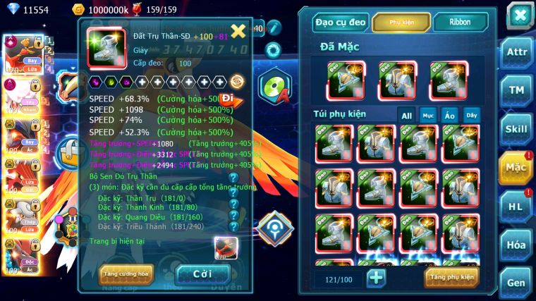 MÃ : #TTS5869 - S916 - TOP 18 - HOOH CỘNG HƯỞNG DYNAMAX DIANCIE DYNAMAX YVETAL QVLD BC HENTRAN BC BTAA BC NHIỀU PET HT