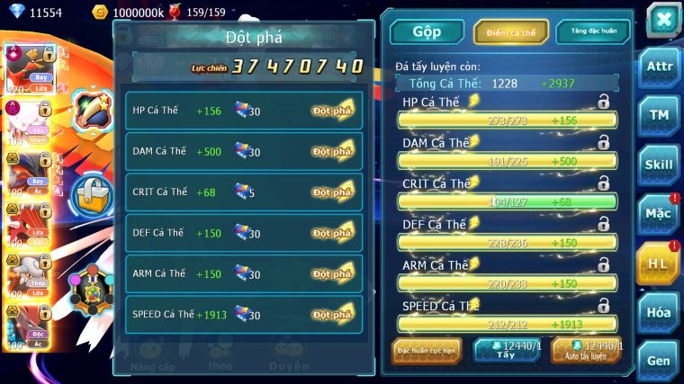 MÃ : #TTS5869 - S916 - TOP 18 - HOOH CỘNG HƯỞNG DYNAMAX DIANCIE DYNAMAX YVETAL QVLD BC HENTRAN BC BTAA BC NHIỀU PET HT