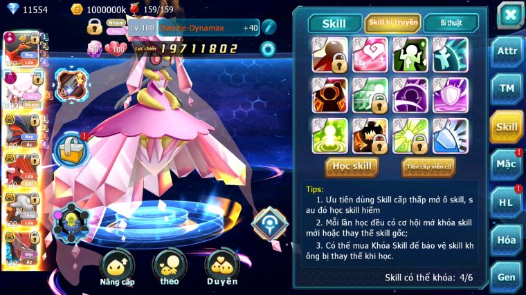 MÃ : #TTS5869 - S916 - TOP 18 - HOOH CỘNG HƯỞNG DYNAMAX DIANCIE DYNAMAX YVETAL QVLD BC HENTRAN BC BTAA BC NHIỀU PET HT
