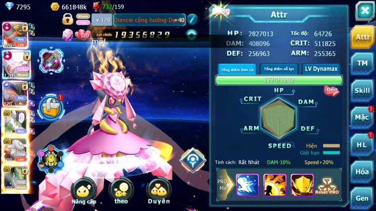 MÃ : #TTS5868 - S1324 - TOP 20 - V14 - HOOH DIANCIE CỘNG HƯỞNG DYANAMX YVETAL CỘNG HƯỞNG NHIỀU PET HT NGON LÀNH