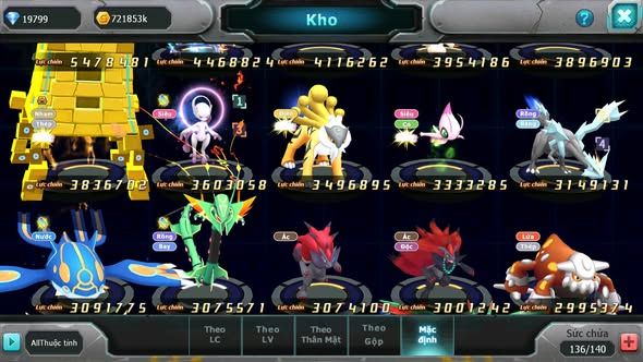 MÃ : #TTS5873 - S1652 - TOP 14 - V14 - 20K KC - TAPU BULU CỘNG HƯỞNG DYNAMAX HOOH DYNAMAX DIANCIE NHIỀU PET HT