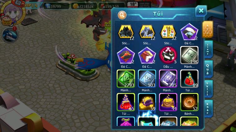 MÃ : #TTS5873 - S1652 - TOP 14 - V14 - 20K KC - TAPU BULU CỘNG HƯỞNG DYNAMAX HOOH DYNAMAX DIANCIE NHIỀU PET HT
