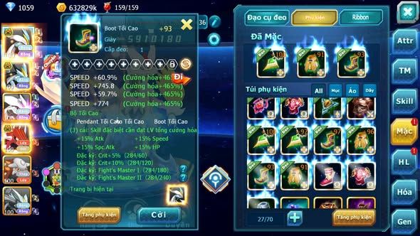 MÃ : #TTS5880 - S1680 - V9 - UNVOA WB BÁ CHỦ QVLD BC HENTRAN NHIỀU PET HT