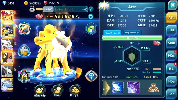 MÃ : #TTS5879 - S1469 - V10 - PIKACHU DYNAMAX RAIKOU BÁ CHỦ UNVOA TAPU KOKO BÁ CHỦ NHIỀU PET HT