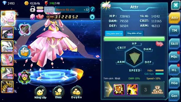 MÃ : #TTS5889 - S1810 - V9 - TOP 11 - V9 - DIANCIE BC TAPU FINI UNVOA NHIỀU PET HT