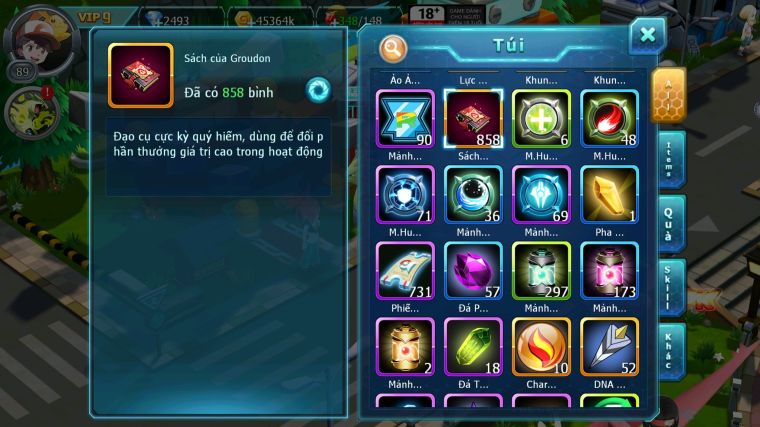 MÃ : #TTS5889 - S1810 - V9 - TOP 11 - V9 - DIANCIE BC TAPU FINI UNVOA NHIỀU PET HT